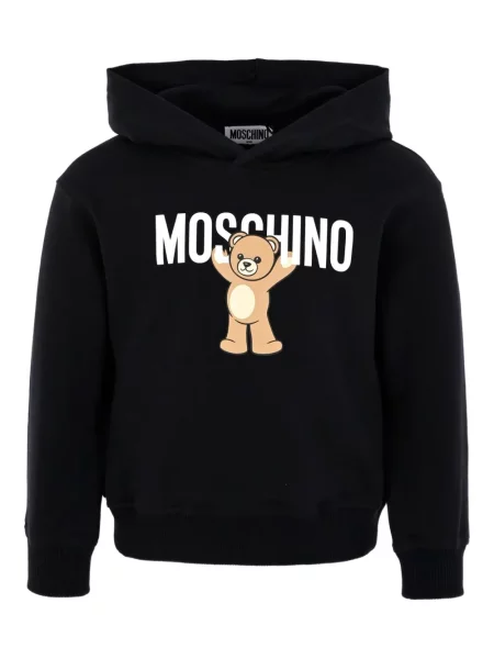 Bluza z kapturem dziecięca Moschino czarna