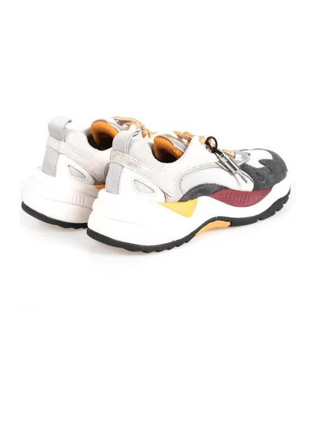 Sneakersy Geox skórzane żółte