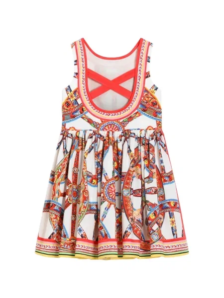 Sukienka dziecięca Dolce And Gabbana różowa