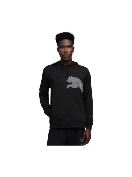 Bluza z kapturem Puma z kapturem czarna