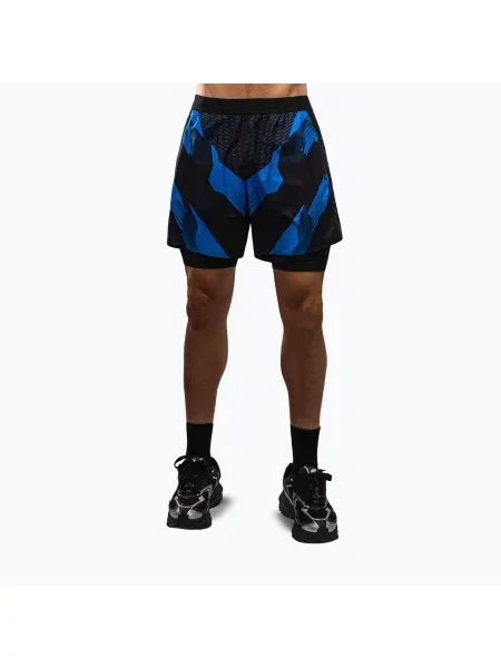 Pantaloni scurți de antrenament pentru bărbați Venum No-Gi Training black/blue negru