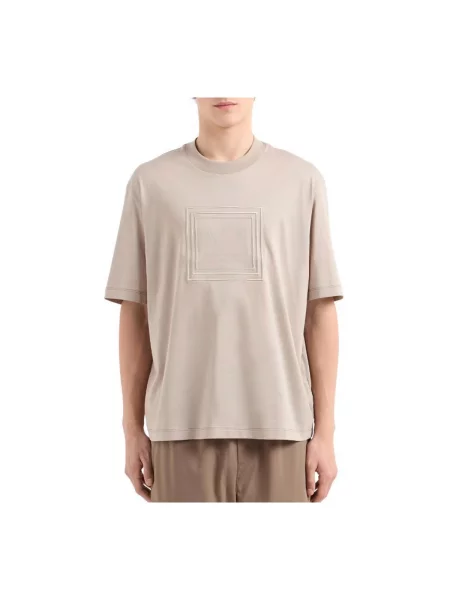 Tricou Eax bej