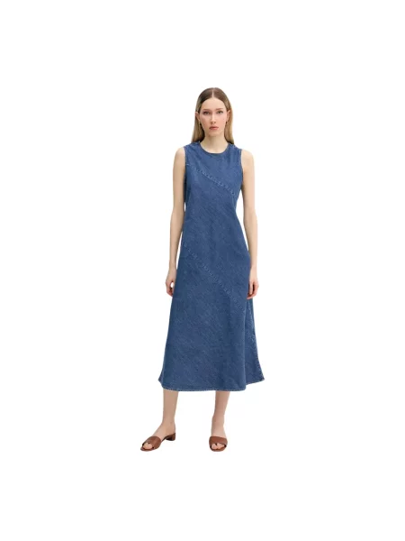Sukienka midi Dkny niebieska