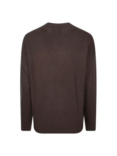 Sweter Mc2 Saint Barth wełniany brązowy