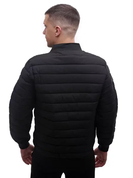 Демісезонна куртка STREAM текстиль/поліестер чорний