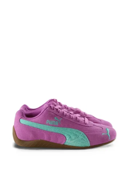 Sneakerși Puma Suede cu broderie violet