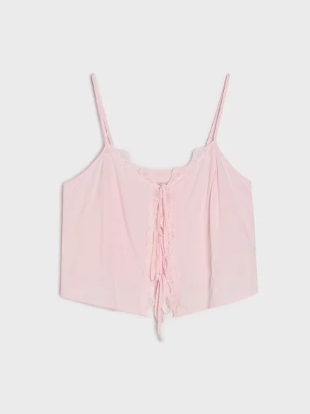 Двокомплектна піжама з квітковим візерунком рожевий