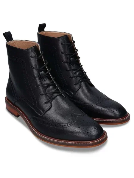 Šnurovacie čipkované členkové topánky Nae Vegan Shoes čierna