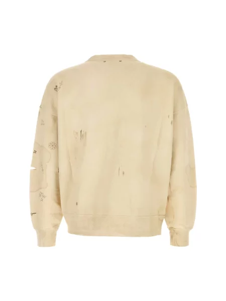 Bluza nierozpinana Golden Goose z okrągłym dekoltem biała