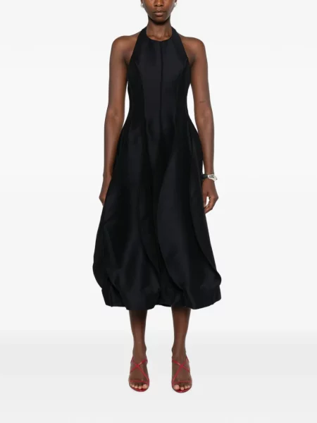 Rochie midi Róhe cu gât halter albastru