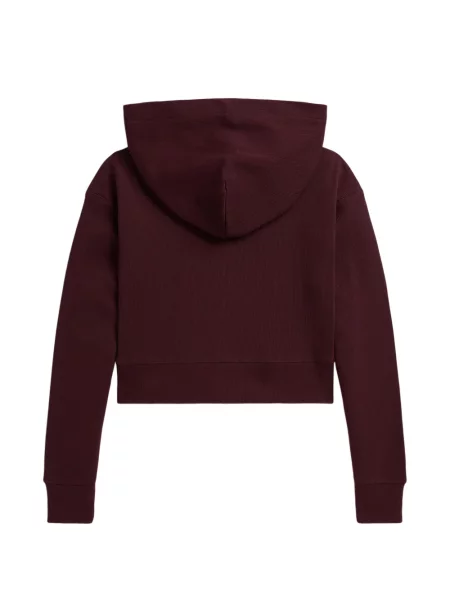 Bluza z kapturem dziecięca Polo Ralph Lauren czerwona