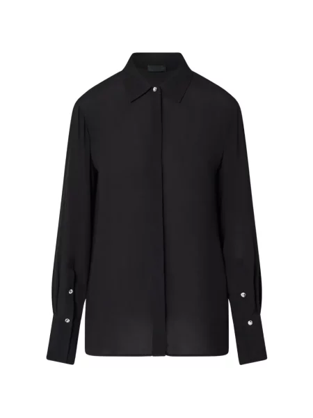 Cămașă Liu Jo din crep negru