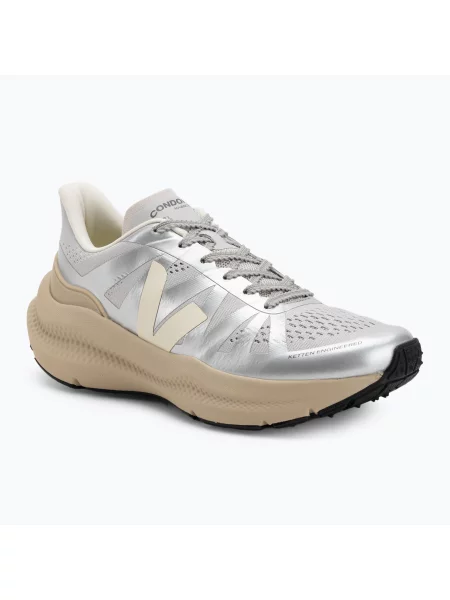Sneakerși Veja argintiu