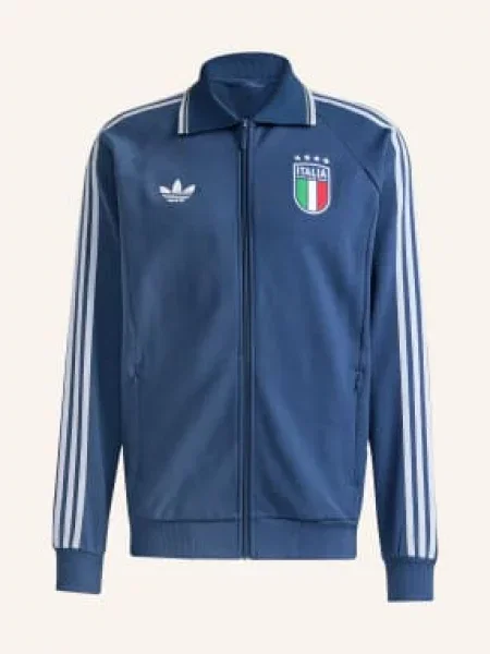 Adidas Kurtka Treningowa Figc Italien blau niebieska