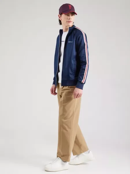 Ben Sherman Hanorac bleumarin / roșu alb