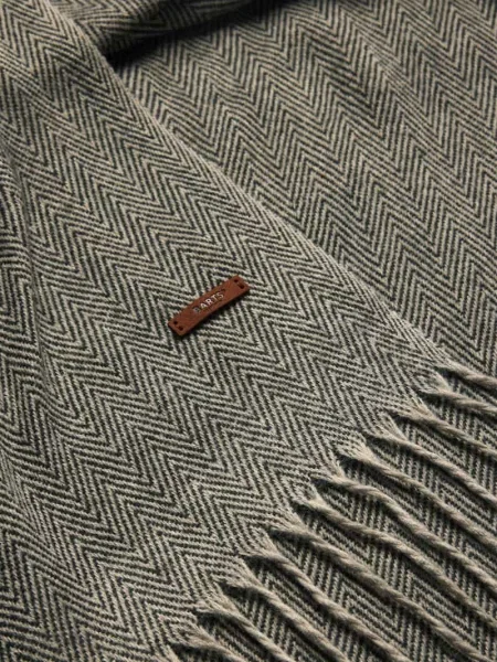 Szal z naszywką z logo model SOHO SCARF' Barts szara
