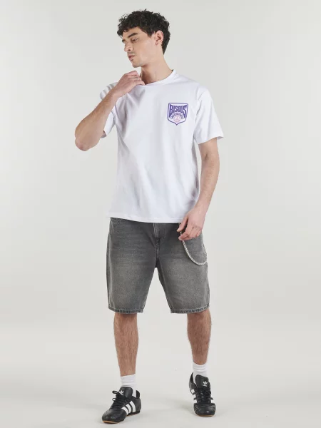 Tricou Bisous Skateboards alb