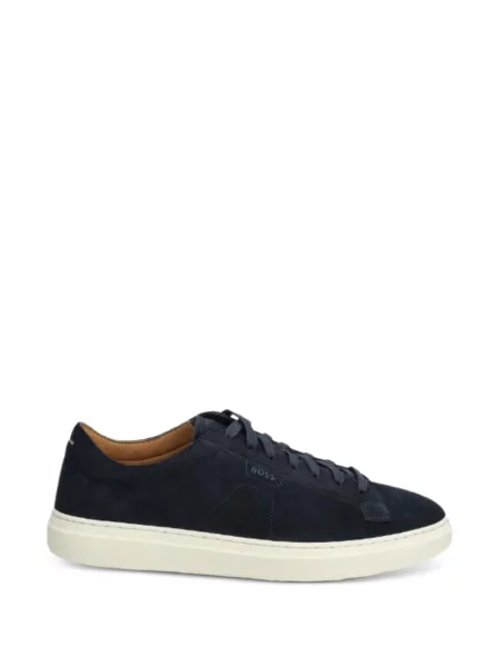 Fűzős csipkés sneaker Boss kék