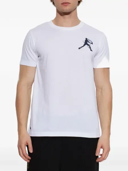 Tricou Lacoste cu imagine alb
