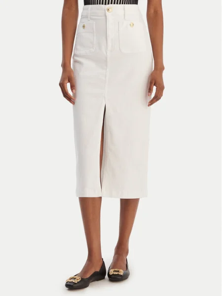 Liu Jo Fustă de blugi alb