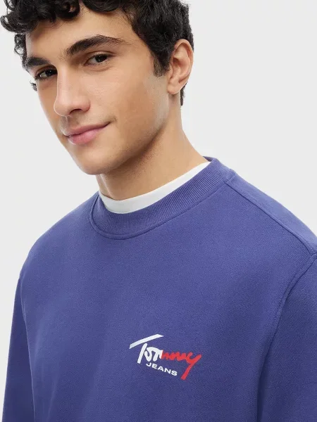 Свитшот Tommy Jeans фиолетовый