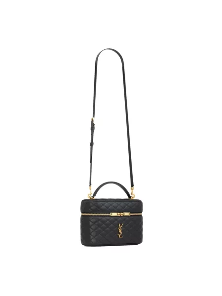Torebka Saint Laurent skórzana czarna