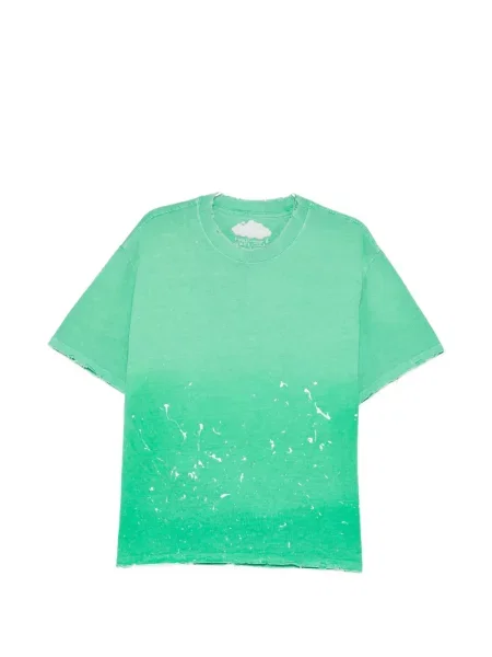 Tricou Pale Cloud cu imagine verde