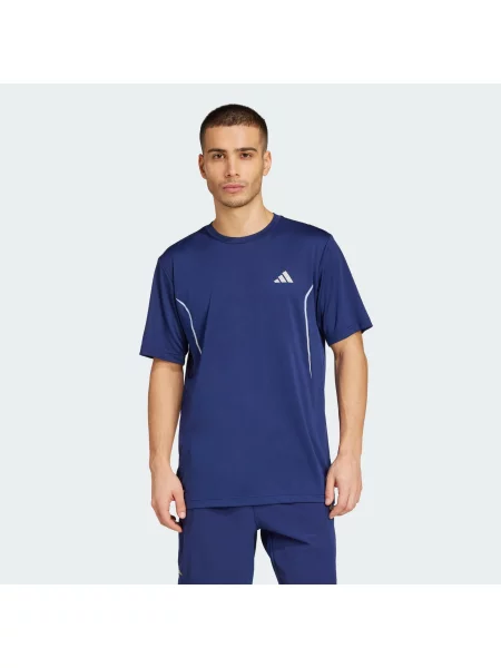 ADIDAS PERFORMANCE Funkčné tričko Tech Apparel tmavomodrá biela