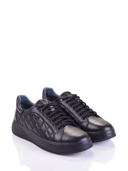 Кожаные кеды Marco Piero черные