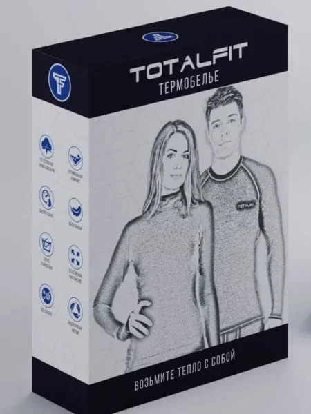 Детское термобелье Totalfit черное