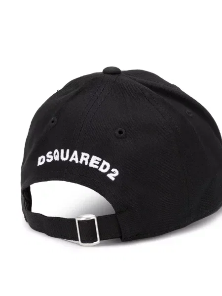 Czapka z daszkiem dziecięca Dsquared2 czarna
