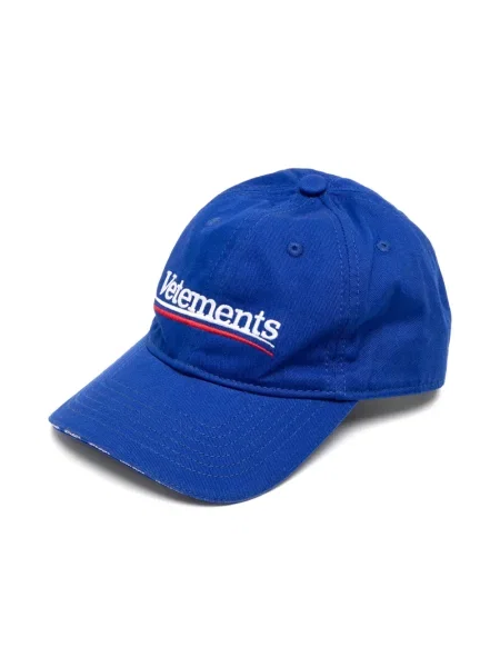 Czapka z daszkiem dziecięca Vetements niebieska
