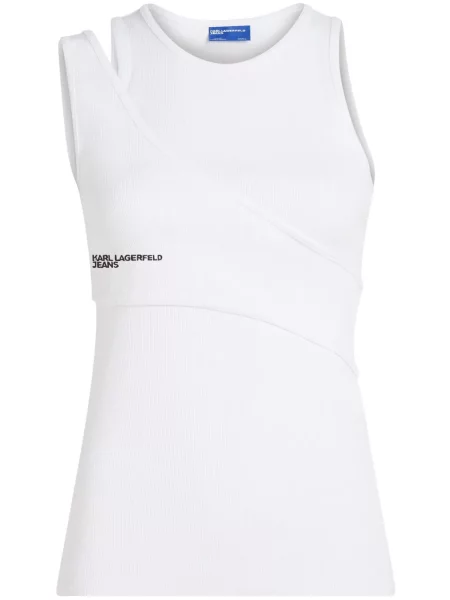 Top Karl Lagerfeld Jeans alb