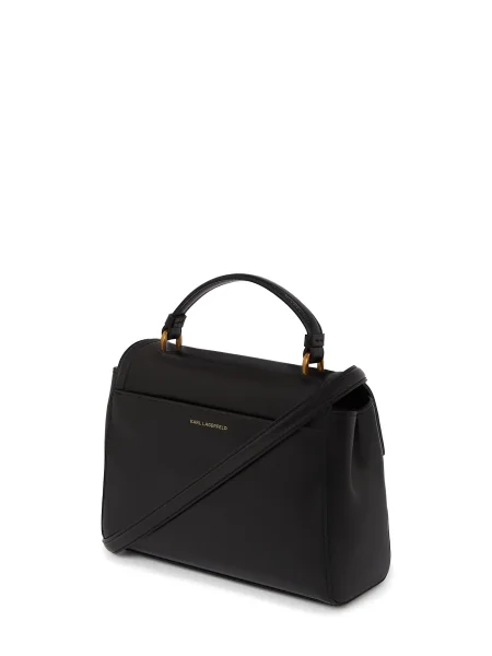 Geanta crossbody Karl Lagerfeld cu autograf negru