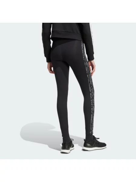 Adidas legginsy z aplikacją czarny