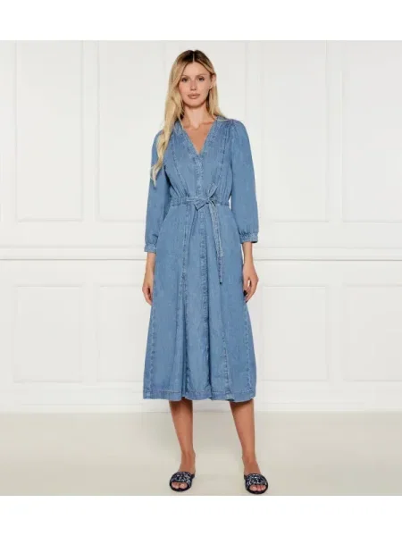 Ba&sh De blugi rochie LIA albastru
