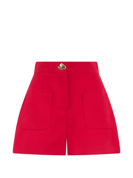 Pantaloni scurți Moschino cu autograf roșu