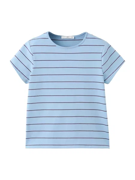 MANGO Tricou ANCLA deschis / mov mură albastru