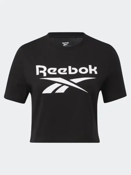 Zkrácené tričko Reebok černé