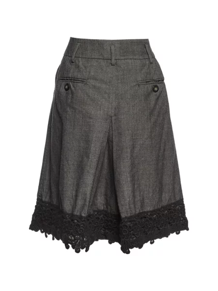 Fusta mini Weekend Max Mara de lână gri