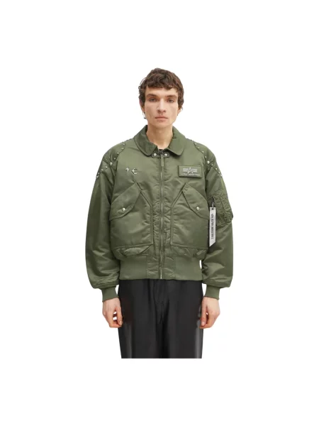 Kurtka bomber Alpha Industries zielony