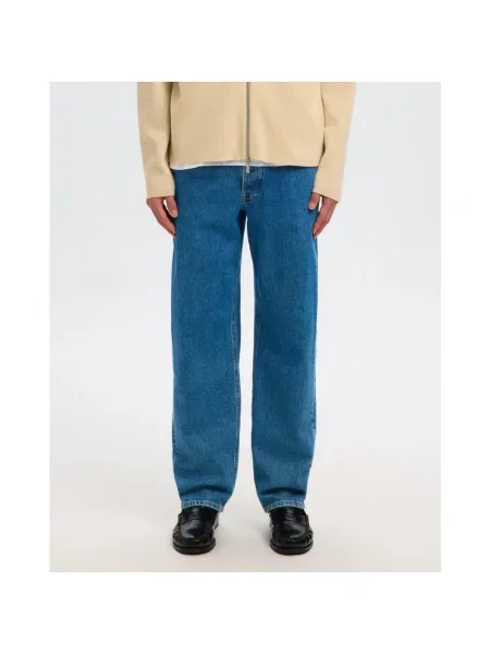 Spodnie Selected Homme niebieskie