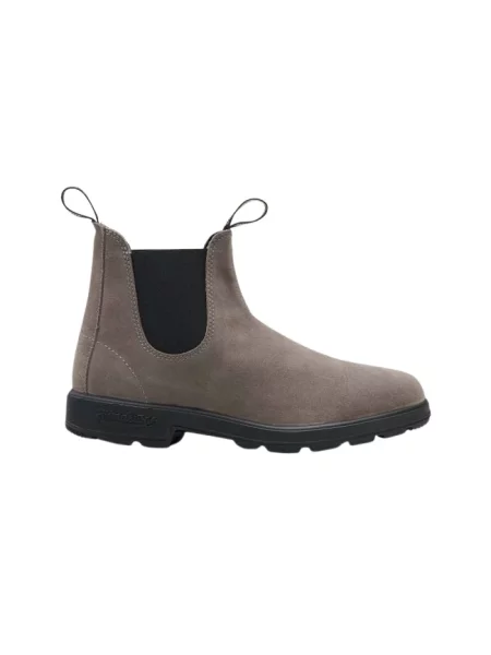 Buty do kostki Blundstone skórzane szare