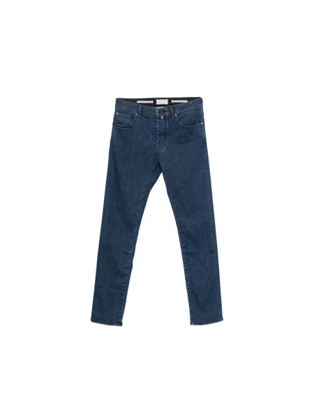 Jeansy straight leg Jacob Cohen niebieskie