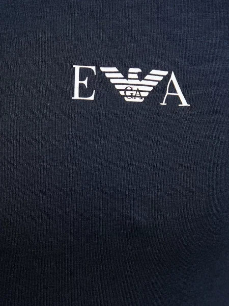 Футболка Emporio Armani Underwear с принтом белая