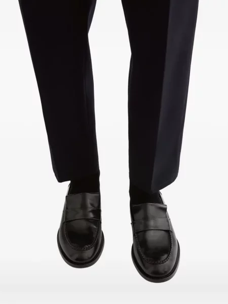 Pantofi loafer Jil Sander din piele negru