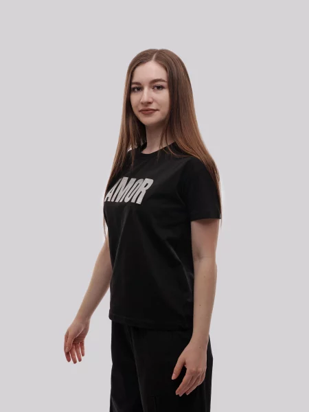 Футболка Lumo черная