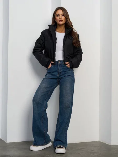 Зимова куртка ISSA Plus чорний