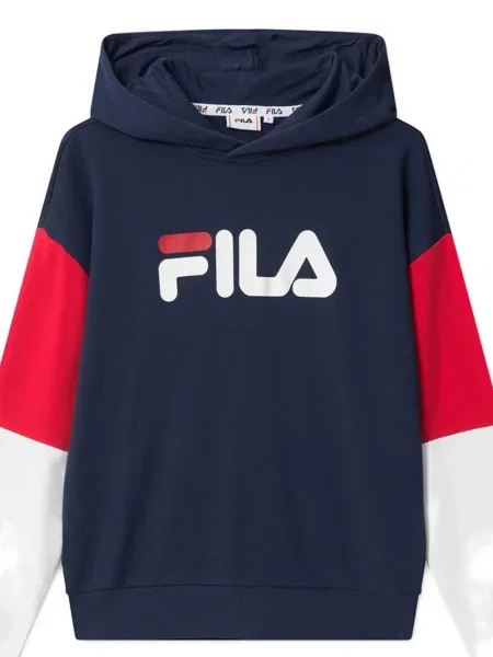 Hanorac cu glugă Fila cu imagine albastru
