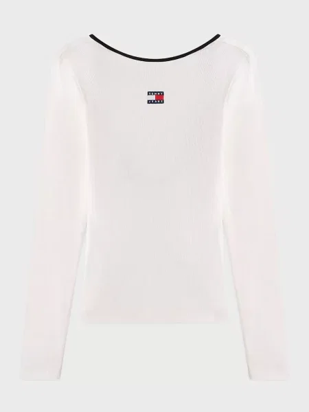 Лонгслів Tommy Jeans білий